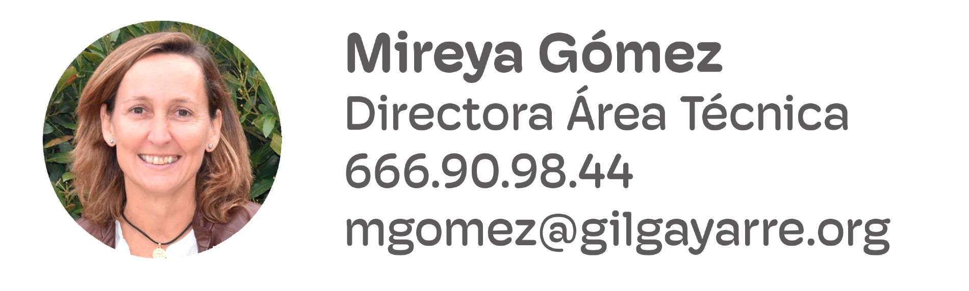 Mireya Gmez, rea Tcnica de la Fundacin Gil Gayarre