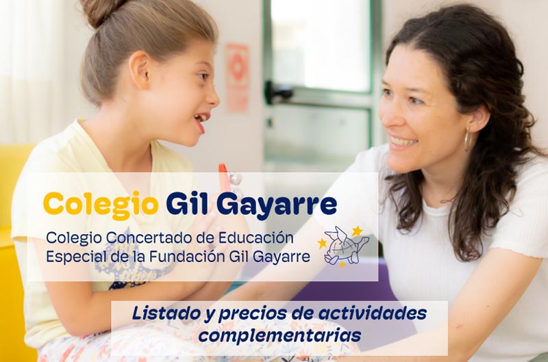 Actividades Complementarias del Colegio de Educacin Especial de la Fundacin Gil Gayarre