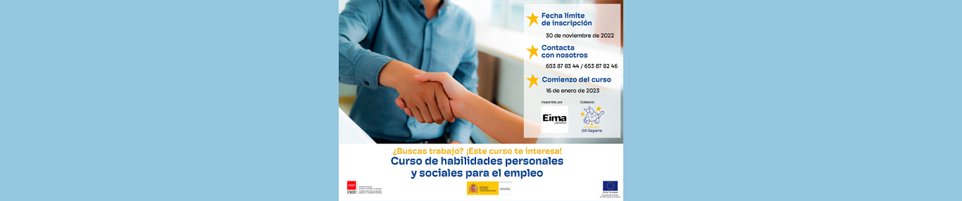 Curso de Habilidades personales y sociales para el Empleo - 16enero2022